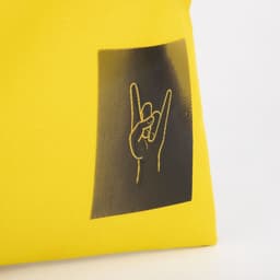 Сумка шопер Peace, желтая