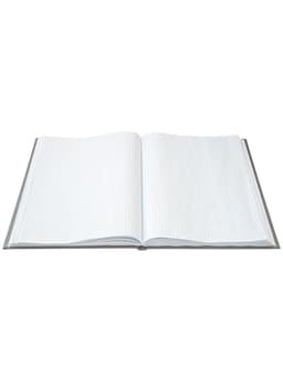 Книга учета А4, 96 листов, клетка, 200×290 мм, бумвинил, синий, блок офсетный