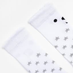 Гольфы новогодние детские Крошка Я «Мишка» 8-10 см, белый