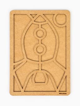 Картина пластилином «Ракета», 21×15 см, набор для творчества