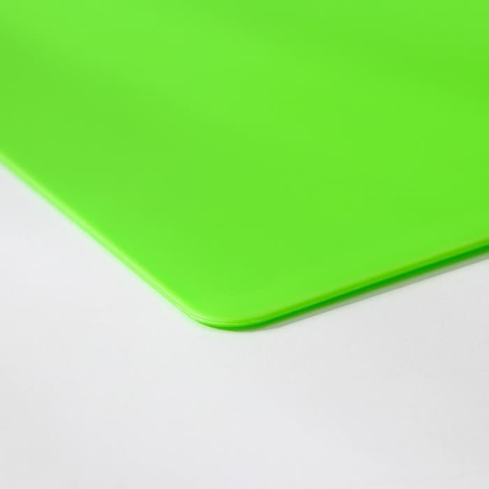 Доска разделочная «Эко», 17×24×0.2 см, прямоугольная, салатовая