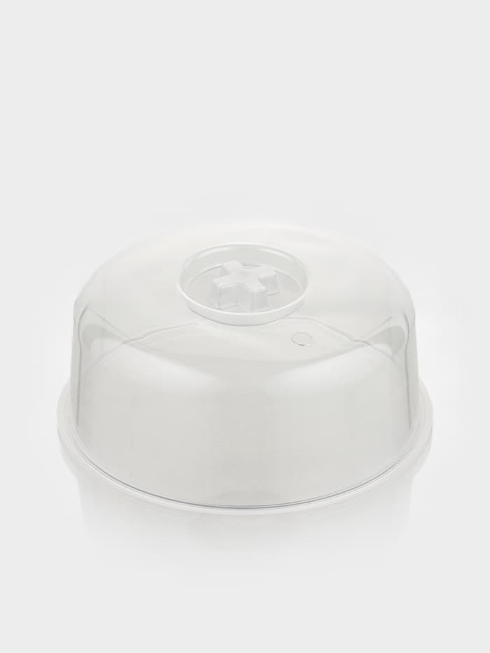Крышка для СВЧ SparkPlast, d=25 см, h=10.5 см, прозрачная
