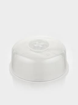 Крышка для СВЧ SparkPlast, d=25 см, h=10.5 см, прозрачная