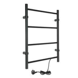 Полотенцесушитель электрический ТЕРА «Классика», 400×600 мм, 4 перекладины, черный