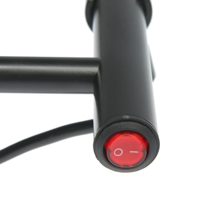 Полотенцесушитель электрический ТЕРА «Классика», 400×600 мм, 4 перекладины, черный