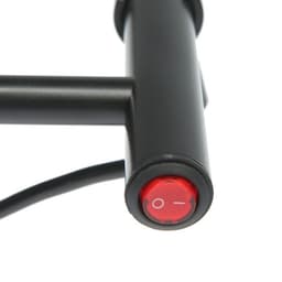 Полотенцесушитель электрический ТЕРА «Классика», 400×600 мм, 4 перекладины, черный