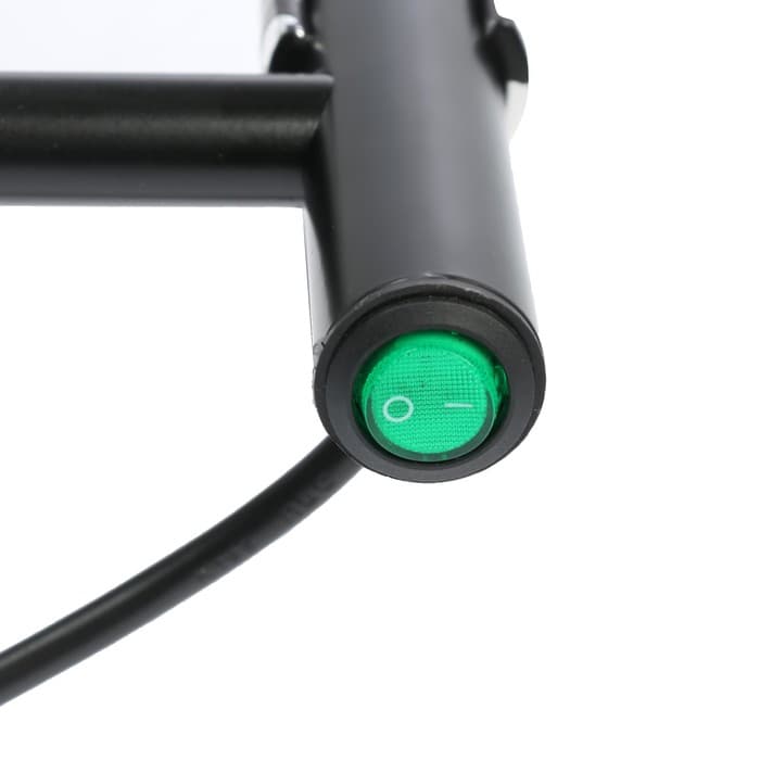 Полотенцесушитель электрический ТЕРА «Классика», 400×600 мм, 4 перекладины, черный