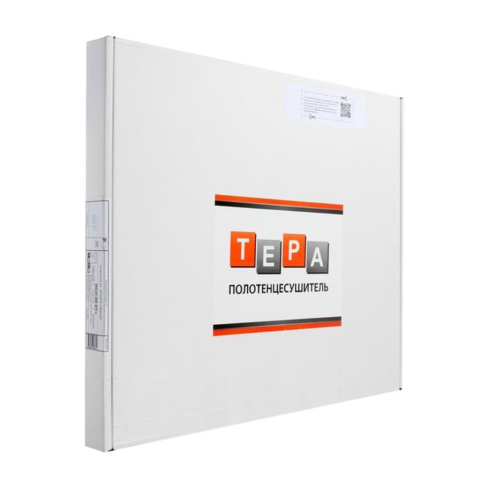 Полотенцесушитель электрический ТЕРА «Классика», 400×600 мм, 4 перекладины, черный