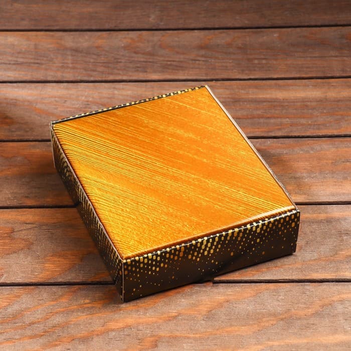 Подарочная коробка складная, новогодняя «Олени», 18×15×5 см