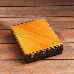 Подарочная коробка складная, новогодняя «Олени», 18×15×5 см