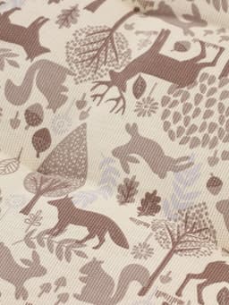 Подушка на стул «Доляна» Forest dwellers, 42×42 см, бежевая