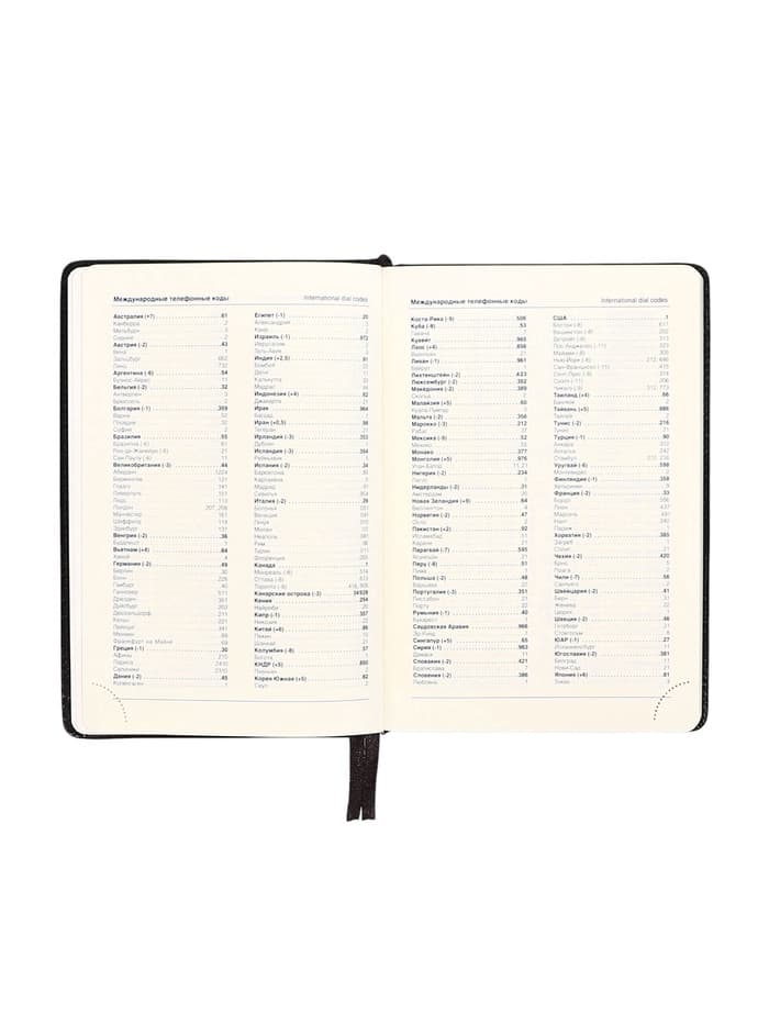 Ежедневник НЕдатированный А5, 136 листов в линейку, кожзам «Небраска», серебряный срез, чёрный