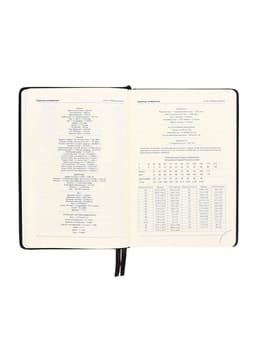 Ежедневник НЕдатированный А5, 136 листов в линейку, кожзам «Небраска», серебряный срез, чёрный