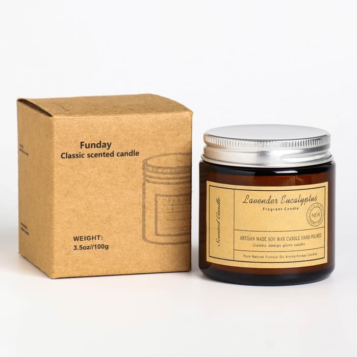 Ароматическая свеча в банке «Лаванда и эвкалипт», 6.5×5.5 см, 100 г