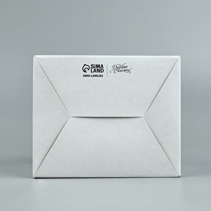 Коробка новогодняя для мини-букетов Happy New Year, 12×17×10 см, Новый год