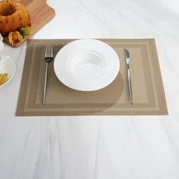 Салфетка сервировочная на стол Доляна «Окно», 45×30 см бежевая