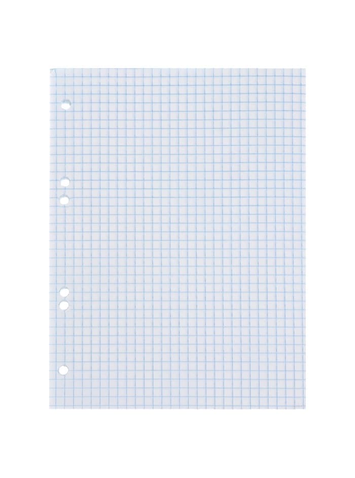 Сменный блок для тетрадей на кольцах А5, 80 листов в клетку, Calligrata, белый 100%