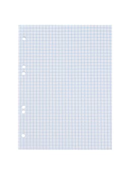 Сменный блок для тетрадей на кольцах А5, 80 листов в клетку, Calligrata, белый 100%