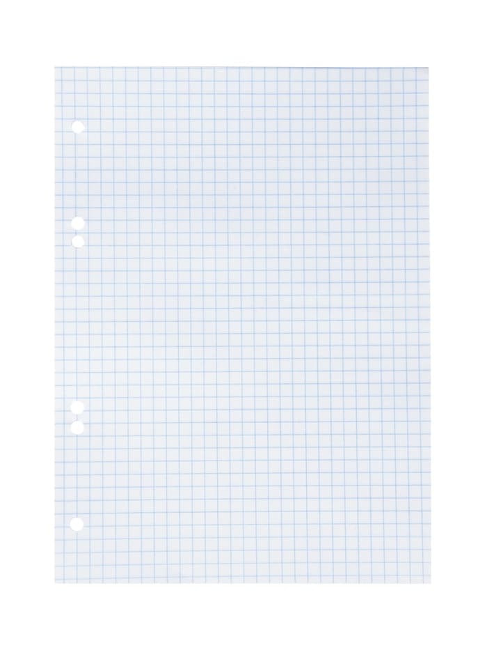 Сменный блок для тетрадей на кольцах А5, 80 листов в клетку, Calligrata, белый 100%