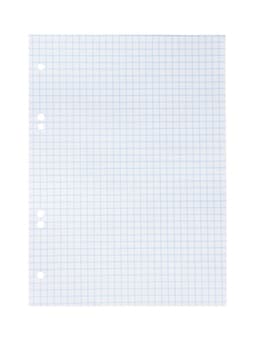 Сменный блок для тетрадей на кольцах А5, 80 листов в клетку, Calligrata, белый 100%