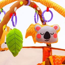 Развивающий коврик - манеж Крошка Я «Лев», 3 в 1, 68×68 см, 30 цветных шариков, 4 игрушки