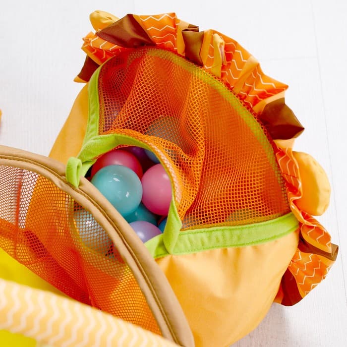 Развивающий коврик - манеж Крошка Я «Лев», 3 в 1, 68×68 см, 30 цветных шариков, 4 игрушки