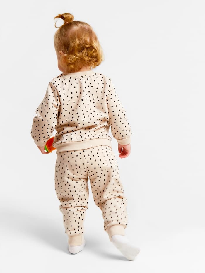 Костюм для девочки (джемпер, брюки) «Крошка Я. Киса», рост 68-74 см, бежевый
