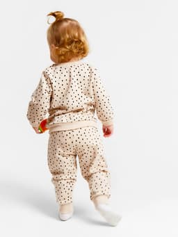 Костюм для девочки (джемпер, брюки) «Крошка Я. Киса», рост 68-74 см, бежевый