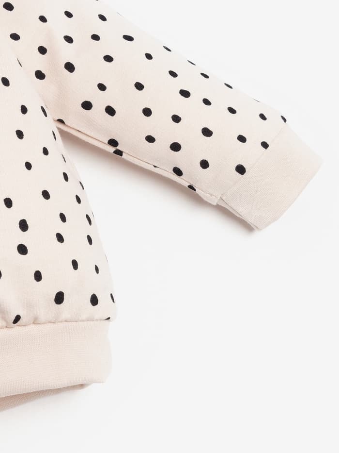 Костюм для девочки (джемпер, брюки) «Крошка Я. Киса», рост 68-74 см, бежевый