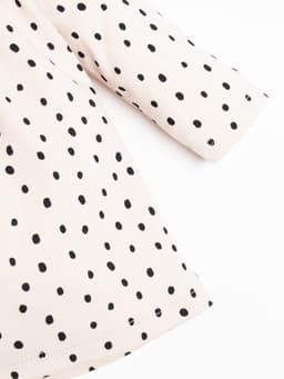 Комплект: платье и легинсы Крошка Я «Киса», рост 68-74 см, бежевый, розовый