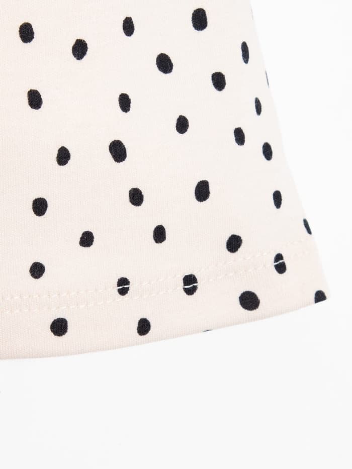 Комплект: платье и легинсы Крошка Я «Киса», рост 68-74 см, бежевый, розовый