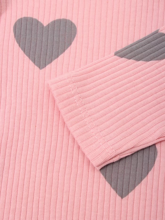 Костюм для девочки (джемпер, легинсы) «Крошка Я. Сердца», розовый, рост 62-68 см