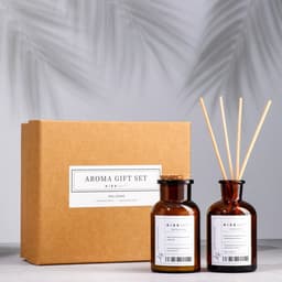 Набор подарочный: диффузор 120 мл, свеча ароматическая, 120 г, можжевельник. лаванда