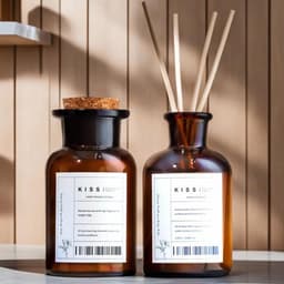 Набор подарочный: диффузор 120 мл, свеча ароматическая, 120 г, можжевельник. лаванда