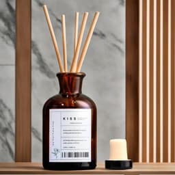 Набор подарочный: диффузор 120 мл, свеча ароматическая, 120 г, можжевельник. лаванда