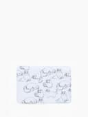 Обложка для проездного, пропуска, с принтом «Котики», белая