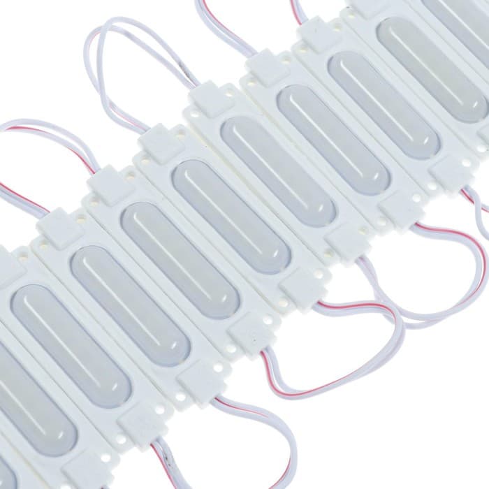 Светодиодный модуль SMD5730, 2 Вт, 6 LED, 190 Лм, IP65, 6500К, 12 В, холодный белый, 20 шт.