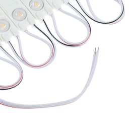 Светодиодный модуль SMD5630, 2 Вт, 3 LED, 180 Лм, IP65, 3000К, 12 В, 20 шт., свечение тёплое белое