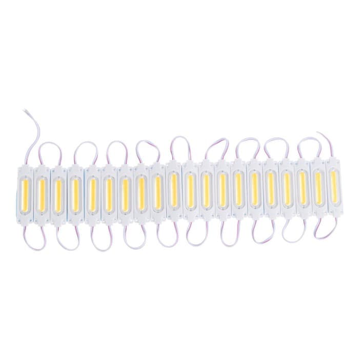 Светодиодный модуль SMD5730, 2 Вт, COB, 190 Lm, IP65, 3000К, 12 V, тёплый белый, 20 шт.