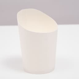 Упаковка для картофеля фри, белая, 11×8×6 см