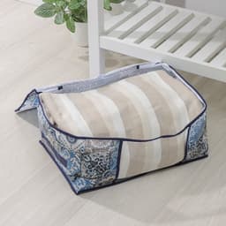 Кофр для хранения вещей Доляна «Мозаика», 45×30×20 см, синий