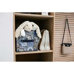 Короб стеллажный для хранения Доляна «Мозаика», 25×25×25 см, синий