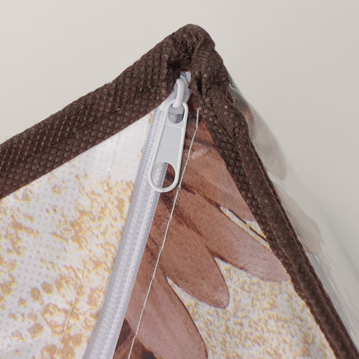 Органайзер для хранения белья Доляна «Астра», 7 ячеек, 34×30.5×10 см, коричневый