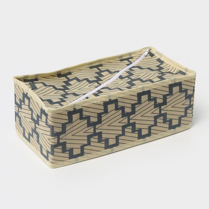 Органайзер для хранения белья Доляна «Гэтс», 8 ячеек, 28×14×10 см, бежевый