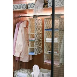 Органайзер подвесной Доляна «Гэтс», 5 отделений, 30×15×70 см, бежевый