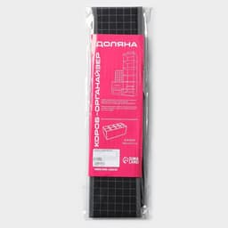 Органайзер для хранения белья Доляна «Кло», 8 ячеек, 28×14×10 см, чёрный