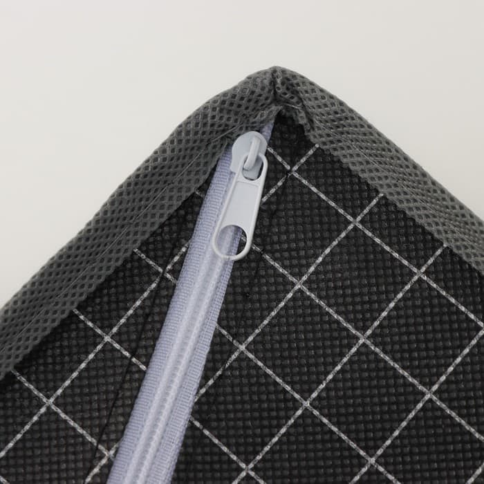 Органайзер для хранения белья Доляна «Кло», 8 ячеек, 28×14×10 см, чёрный