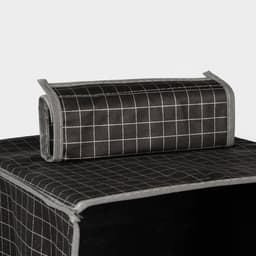 Органайзер подвесной Доляна «Кло», 4 отделения, 30×30×80 см, чёрный