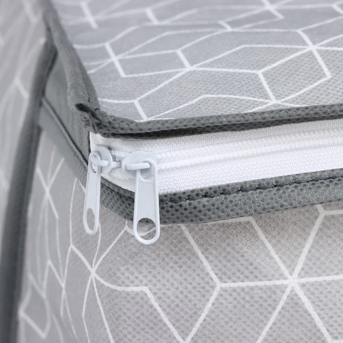 Кофр для хранения вещей Доляна «Фора», 45×30×20 см, серый