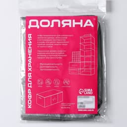 Кофр для хранения вещей Доляна «Фора», 45×30×20 см, серый